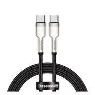 Baseus Cafule USB-C - USB-C kábel, 100W, 1m, fekete