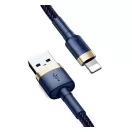Baseus Cafule USB-Lightning töltőkábel, 1m, arany/sötétkék