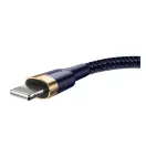 Baseus Cafule USB-Lightning töltőkábel, 1m, arany/sötétkék