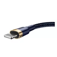   Baseus Cafule USB-Lightning töltőkábel, 1m, arany/sötétkék