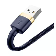   Baseus Cafule USB-Lightning töltőkábel, 1m, arany/sötétkék