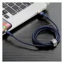 Baseus Cafule USB-Lightning töltőkábel, 1m, arany/sötétkék