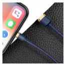 Baseus Cafule USB-Lightning töltőkábel, 1m, arany/sötétkék