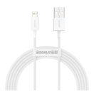 Baseus Superior USB-A - Lightning kábel, 2,4A, 2m, fehér