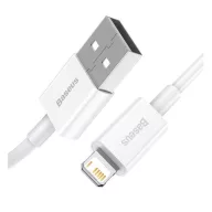 Baseus Superior USB-A - Lightning kábel, 2,4A, 2m, fehér