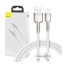 Baseus Cafule USB - Lightning töltőkábel, 1m, fehér