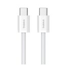 Baseus Superior 2 USB-C - USB-C kábel, 100W, 1m, fehér