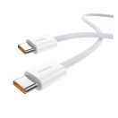 Baseus Superior 2 USB-C - USB-C kábel, 100W, 1m, fehér
