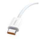 Baseus Superior 2 USB-C - USB-C kábel, 100W, 1m, fehér