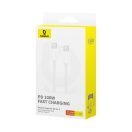 Baseus Superior 2 USB-C - USB-C kábel, 100W, 1m, fehér