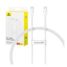 Baseus Superior 2 USB-C - USB-C kábel, 100W, 1m, fehér