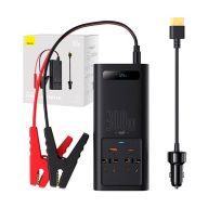 Baseus autós inverter 300W, 220V, fekete (CN / EU)