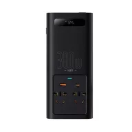 Baseus autós inverter 300W, 220V, fekete (CN / EU)