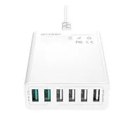 Blitzwolf BW-S15 6xUSB-A töltő, QC 3.0, 60W, fehér