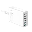 Blitzwolf BW-S15 6xUSB-A töltő, QC 3.0, 60W, fehér