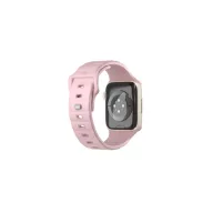   Uniq Stride KFM Apple Watch 41/40/38mm gumis szilikon szíj, rózsaszín