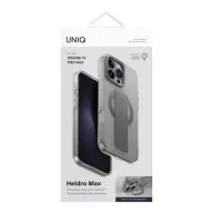   Uniq Heldro Max iPhone 16 Pro Max MagSafe tok kitámasztóval,  átlátszó