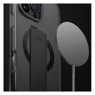   Uniq Heldro Max iPhone 16 Pro Max MagSafe tok kitámasztóval,  átlátszó