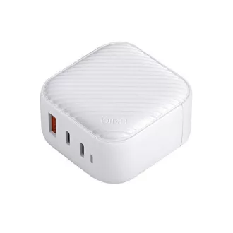 Uniq Verge ProGaN USB-C hálózati töltő, 66 W, fehér