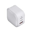 Uniq Verge ProGaN USB-C hálózati töltő 66W, fehér