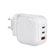 Uniq Verge ProGaN USB-C hálózati töltő 66W, fehér