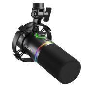   Maono PD200x dinamikus gaming, gamer mikrofon RGB világítással, fekete