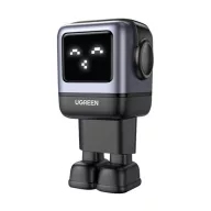   Ugreen Nexode RG 3 Port GaN gyorstöltő adapter, USB-A-2xUSB-C, 65W, fekete-ezüst