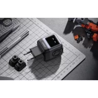   Ugreen Nexode RG 3 Port GaN gyorstöltő adapter, USB-A-2xUSB-C, 65W, fekete-ezüst