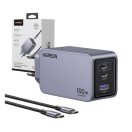 Ugreen Nexode Pro USB-A + 2xUSB-C GaN hálózati töltő adapter, 100W, szürke