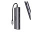 Ugreen CM498 6 in1 adapter USB-C- 2xUSB-A 3.0, USB-C 3.0, 2xHDMI, PD, ezüst