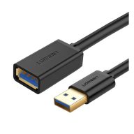 Ugreen hosszabbító USB-A 3.0 kábel, 0,5m, fekete