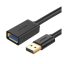 Ugreen hosszabbító USB-A 3.0 kábel, 0,5m, fekete