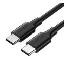 Ugreen USB-C gyorstöltő kábel, 60W, 1m, fekete
