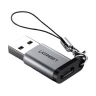 Ugreen USB-A 3.0 USB-C 3.1 adapter, PD, szürke