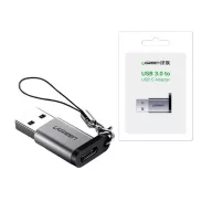 Ugreen USB-A 3.0 USB-C 3.1 adapter, PD, szürke