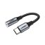 Ugreen USB-C audio adapter 3,5 mm jack, fekete-ezüst