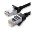 Ugreen Ethernet RJ45 hálózati kábel, fém csatlakozókkal, Cat.6, UTP, 0.5m, fekete