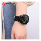 Forcell F-Design FS01 Samsung Galaxy Watch 22mm szíj, fekete