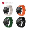 Forcell F-Design FS01 Samsung Galaxy Watch 22mm szíj, fekete