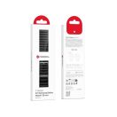 Forcell F-Design FS01 Samsung Galaxy Watch 22mm szíj, fekete