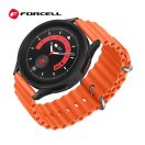 Forcell F-Design FS01 Samsung Galaxy Watch 22mm szíj, narancssárga