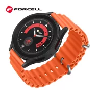   Forcell F-Design FS01 Samsung Galaxy Watch 22mm szíj, narancssárga