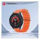 Forcell F-Design FS01 Samsung Galaxy Watch 22mm szíj, narancssárga