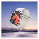 Forcell F-Design FA02 Apple Watch 38/40/41mm nylon mágneses szíj, lila