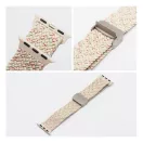 Forcell F-Design FA02 Apple Watch 38/40/41mm nylon mágneses szíj, lila