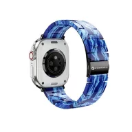   Forcell F-Design FA04 Apple Watch 38/40/41mm márvány mintás szíj, kék