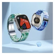   Forcell F-Design FA04 Apple Watch 38/40/41mm márvány mintás szíj, kék