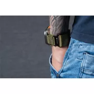   Forcell F-Design FA05 Apple Watch 42/44/45/49mm nylon szíj, zöld