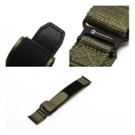   Forcell F-Design FA05 Apple Watch 42/44/45/49mm nylon szíj, zöld