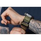 Forcell F-Design FA05 Apple Watch 42/44/45/49mm nylon szíj, zöld